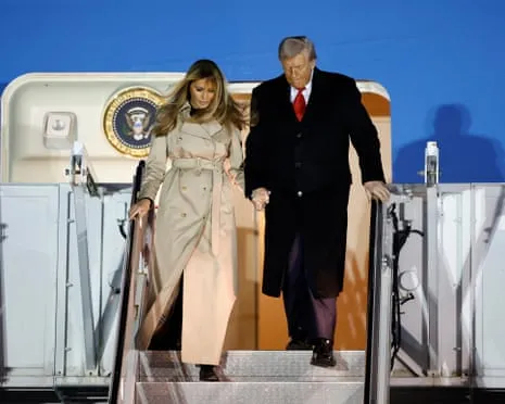 The US President Preparing to Meet Britain's Monarch while Activists Gather in London and Windsor